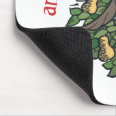 Patroon in een peerboom muismat (Hoek)