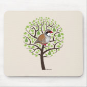 Patroon in een peerboom muismat (Voorkant)