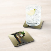 Patroon in een peerboom onderzetter (Rechterzijde)