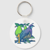 Patroon in een peerboom sleutelhanger (Voorkant)