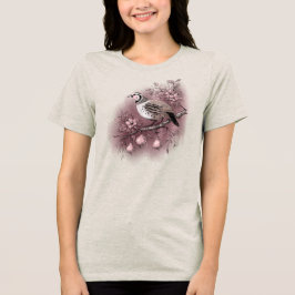 Patroon in een peerboom Tri-Blend shirt