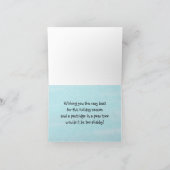 Patroon in een peerboomkaart feestdagen kaart (Binnen)