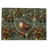 Patroon in een perenboom groot cadeauzakje (Achterkant)