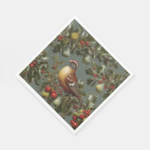 Patroon in een perenboom servet (Hoek)