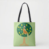 Patroon in een perenboom tote bag (Voorkant)