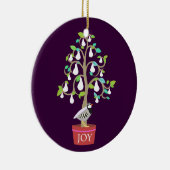 Patroon in een perenboom van 2010 keramisch ornament (Rechts)