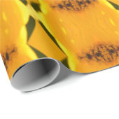 Patroon in geel cadeaupapier (Rol Hoek)