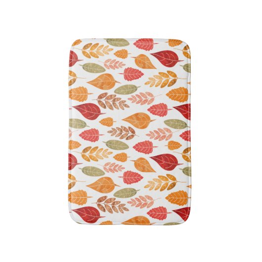 Patroon in gesneden herfst leest badmat (Voorkant Verticaal)