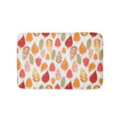 Patroon in gesneden herfst leest badmat (Voorkant)