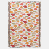 Patroon in gesneden herfst leest deken (Voorkant Verticaal)