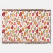 Patroon in gesneden herfst leest deken (Voorkant)