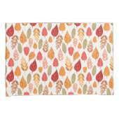 Patroon in gesneden herfst leest kussensloop (Voorkant-Rechts)