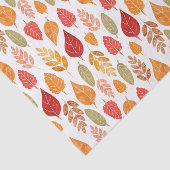 Patroon in gesneden herfst leest tissuepapier (Detail)