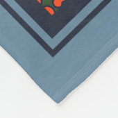 Patroon in middeleeuwse stijl fleece deken (Hoek)