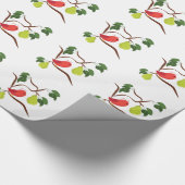 Patroon in perenboom cadeaupapier (Hoek)