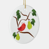 Patroon in perenboom keramisch ornament (Rechts)