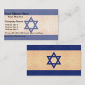  Patroon Israëlische vlag Visitekaartje (Voorkant / Achterkant)