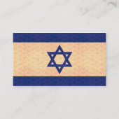  Patroon Israëlische vlag Visitekaartje (Achterkant)