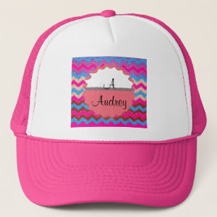Patroon Kantoor Feest Vrede Chevrons Geborduurd Mo Trucker Pet