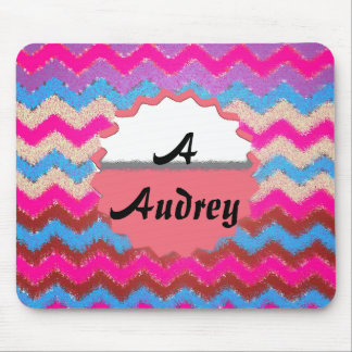 Patroon Kantoor Partij Vrede Chevrons Monogrammed Muismat