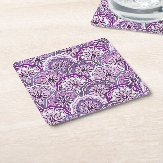  patroon kartonnen onderzetters (Schuin)