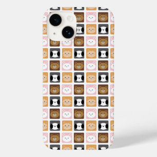 Patroon kat, konijn, hond en Beer Case-Mate iPhone 14 Hoesje