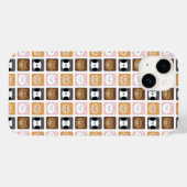 Patroon kat, konijn, hond en Beer Case-Mate iPhone Case (Achterkant (horizontaal))