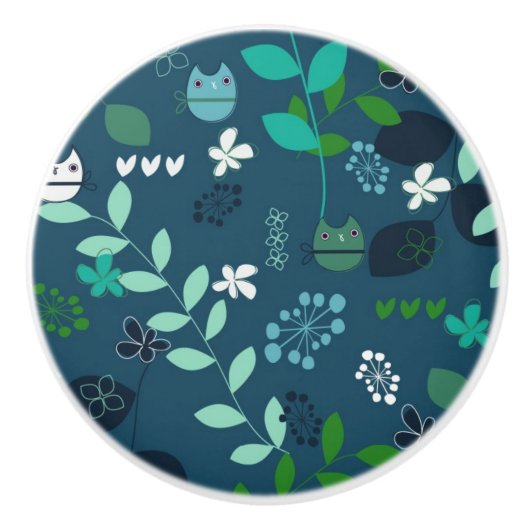 patroon keramische knop (Voorkant)