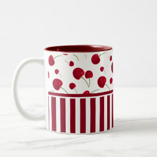 Patroon kersenvruchten Koffie Mok