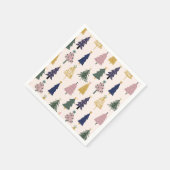 Patroon kerstboom, Kerstmis Servet (Hoek)