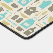 Patroon keukengereedschap bureaumat (Hoek)