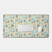 Patroon keukengereedschap bureaumat (Keyboard & Muis)