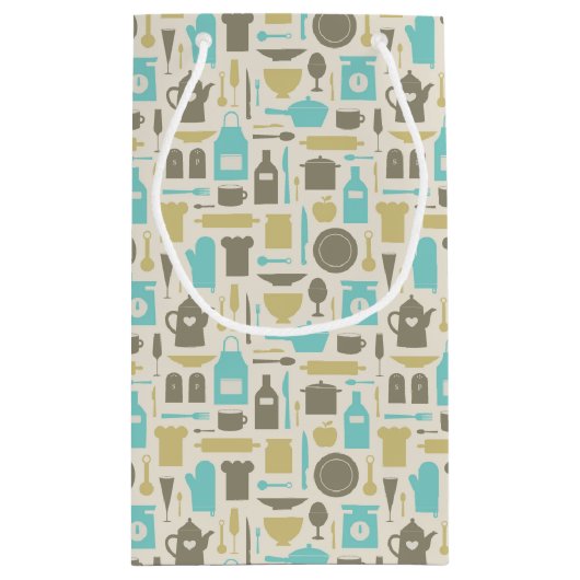 Patroon keukengereedschap klein cadeauzakje (Achterkant)