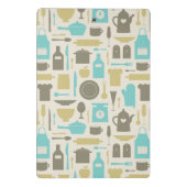 Patroon keukengereedschap mini klembord (Achterkant)