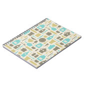 Patroon keukengereedschap notitieboek (Linkerzijde)