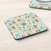 Patroon keukengereedschap onderzetter (Linkerzijde)