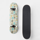 Patroon keukengereedschap persoonlijk skateboard (Voorkant)