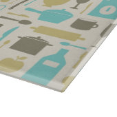 Patroon keukengereedschap snijplank (Hoek)