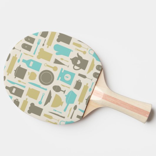 Patroon keukengereedschap tafeltennisbatje (Zijkant)