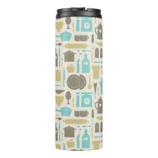 Patroon keukengereedschap thermosbeker (Achterkant)
