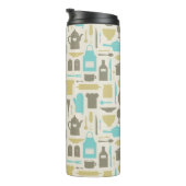 Patroon keukengereedschap thermosbeker (Geroteerd rechts)