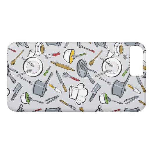 Patroon keukengereedschappen Case-Mate iPhone case (Achterkant (Horizontaal))