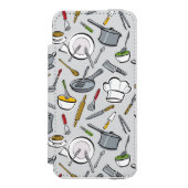 Patroon keukengereedschappen incipio iPhone portemonnee hoesje (Voorkant Agenda)