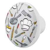 Patroon keukengereedschappen keramische knop (Rechts)