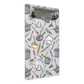 Patroon keukengereedschappen mini klembord (Schuin)