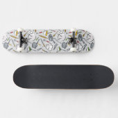 Patroon keukengereedschappen skateboard (Horizontaal)
