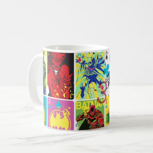 Patroon kleurcode Batman 2 Koffiemok (Voorkant links)