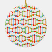 patroon kleurrijke DNA-structuur Keramisch Ornament (Voorkant)