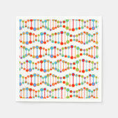 patroon kleurrijke DNA-structuur Servetten (Voorkant)
