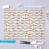 patroon kleurrijke DNA-structuur Tissuepapier (Craft)